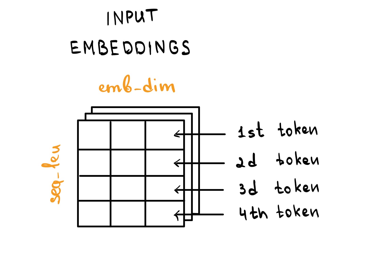 input embeddings